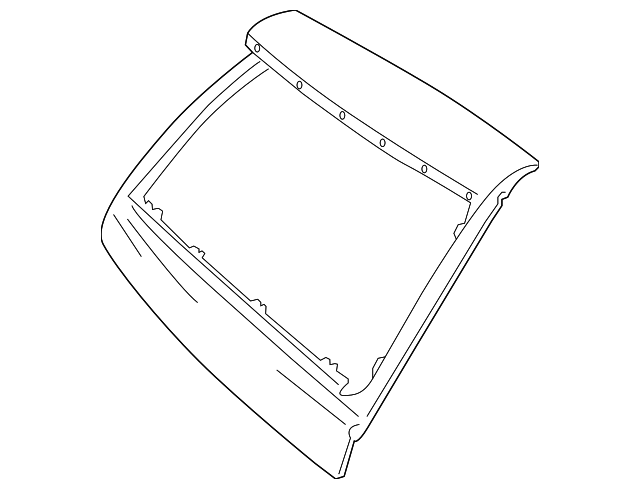 ALR1228 Деталь LIFT GATE SHELL