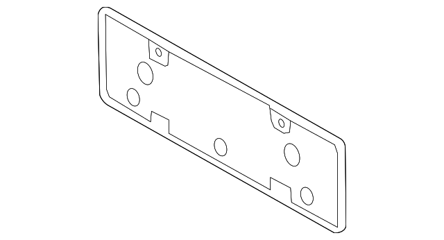 958-702-105-00-9B9 LICENSE BRACKET