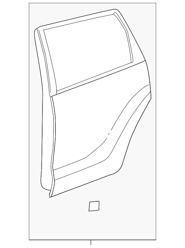 19184023 Деталь DOOR SHELL, RIGHT