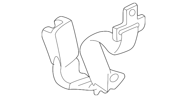22679192 Деталь CENTER SEAT BELT, RIGHT