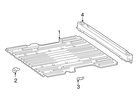 BODY/FLOOR - PICK UP BOX for 2004 Toyota Tundra #3