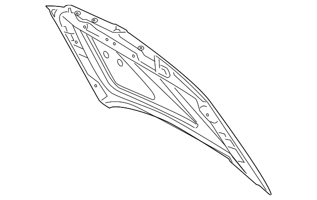 FL7Z-16612-A HOOD