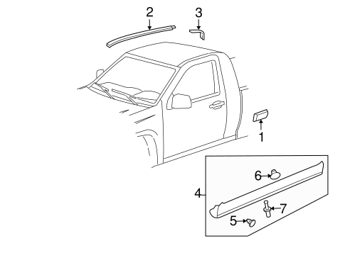 Canyon EXTERIOR TRIM - CAB 3