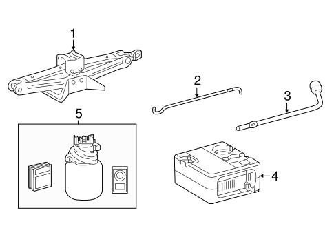 BODY/JACK & COMPONENTS for 2016 Toyota Prius #1