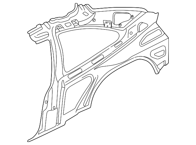 9474452 Деталь INNER PANEL, LEFT