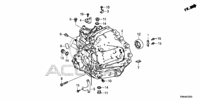 AT Transmission Case for 2018 Acura NSX #0