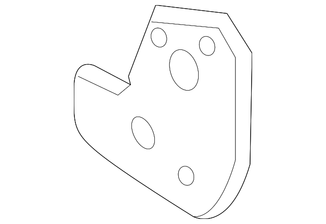 AE9Z-74101A05-A Деталь END COVER, LEFT