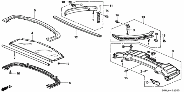 Tailgate Lining for 2006 Acura RSX #0