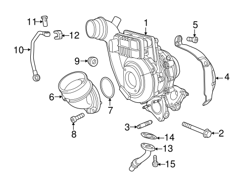 1500 TURBOCHARGER & COMPONENTS