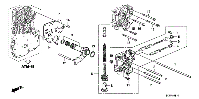 Transmission - Automatic/AT Regulator (V6) for 2007 Honda ACCORD COUPE #1