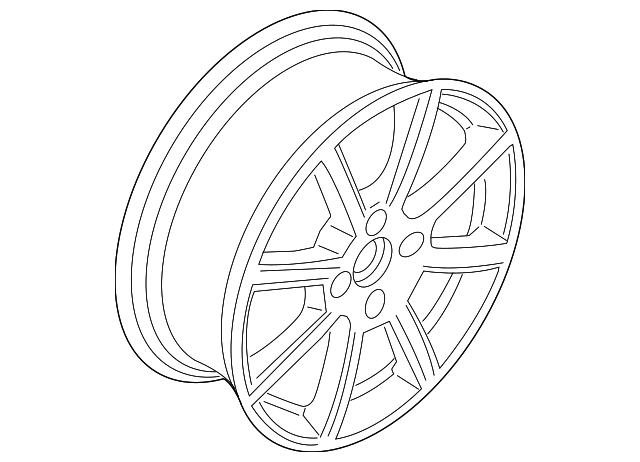 EE8Z-1007-A Деталь WHEEL, ALLOY