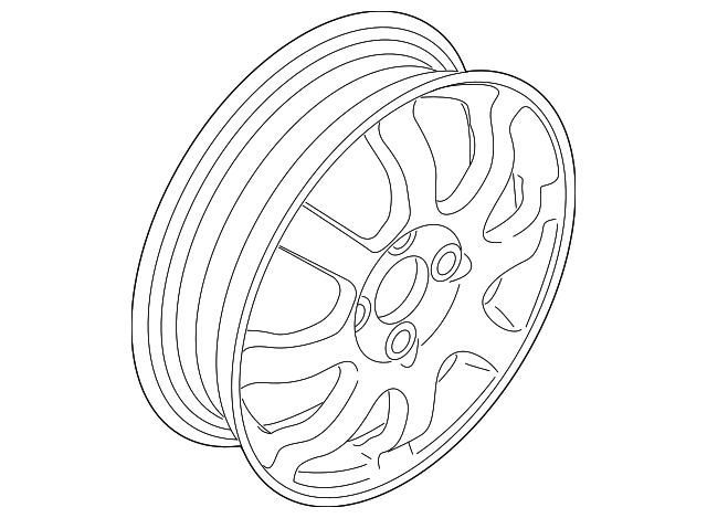 BE8Z-1007-A Деталь SPARE WHEEL