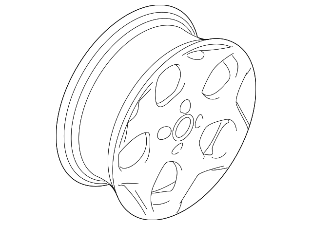 CE8Z-1007-A Деталь WHEEL, ALLOY