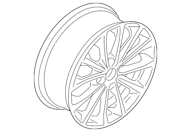 C1BZ-1007-E Деталь WHEEL, ALLOY