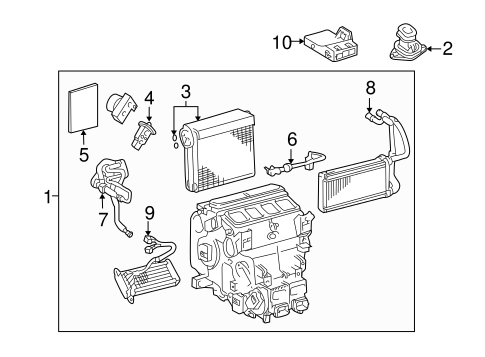 HVAC/SWITCHES & SENSORS for 2015 Toyota Land Cruiser #2