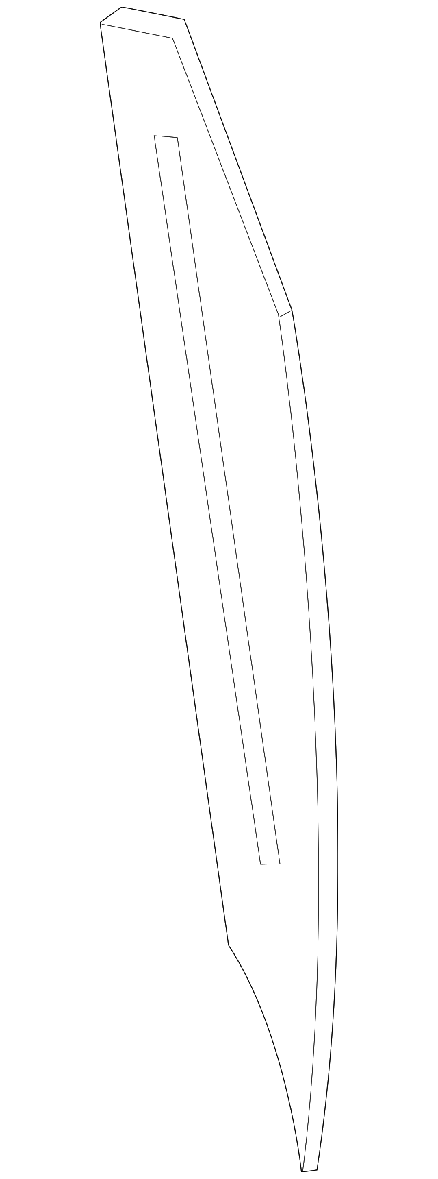 2F2Z16071AA Деталь SOUND ABSORBER, LEFT