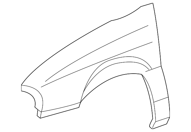 6F2Z-16005-AA Деталь FENDER, RIGHT