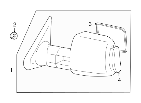 BODY/OUTSIDE MIRRORS for 2009 Toyota Tundra #4