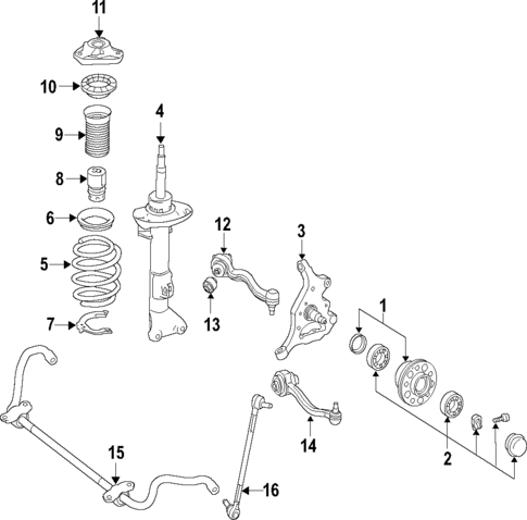 Upper Control Arm for 2015 Mercedes-Benz E 550 #0