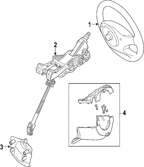 Steering/Steering Wheel for 2007 Ford Edge #1