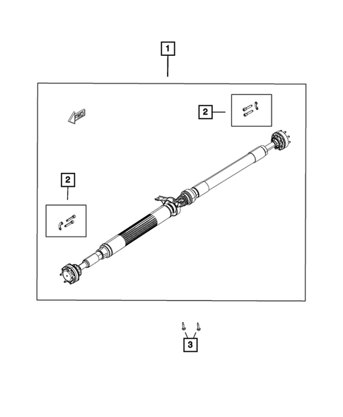 Drive Shaft for 2021 Dodge Charger #0
