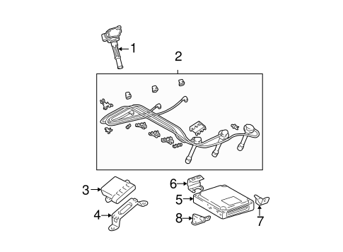ELECTRICAL/POWERTRAIN CONTROL for 2003 Toyota Tacoma #1