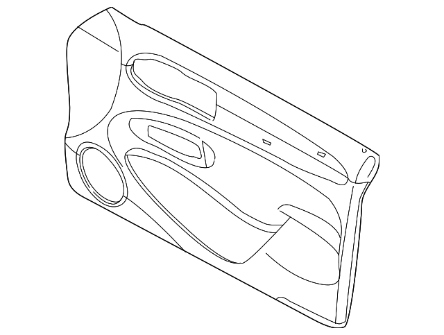GNC3029AJSDZ DOOR TRIM PANEL, LEFT