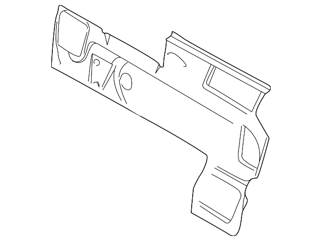GXF2701BC WATER DEFLECTOR, LEFT