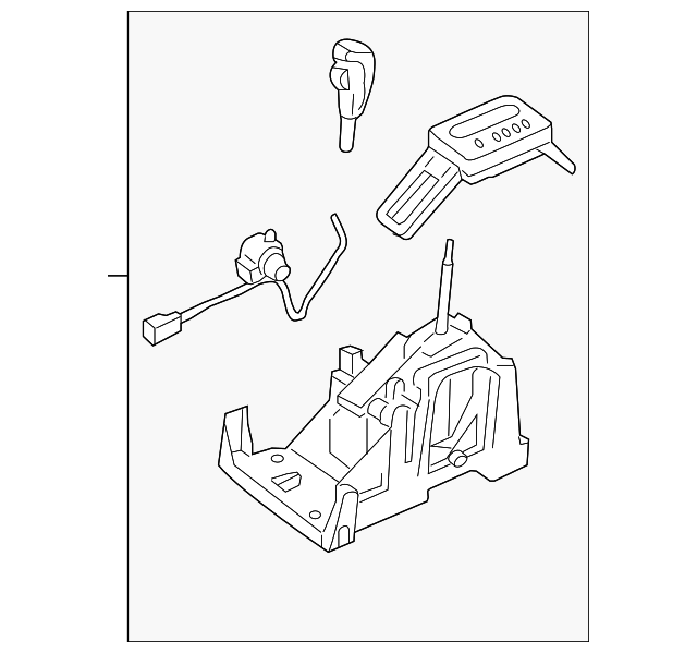 6G1Z-7210-F Деталь SHIFTER ASSY