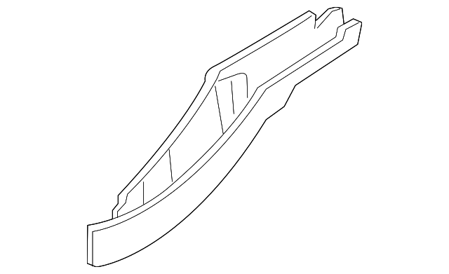 3S4Z-7410124-AC Деталь REAR RAIL, RIGHT