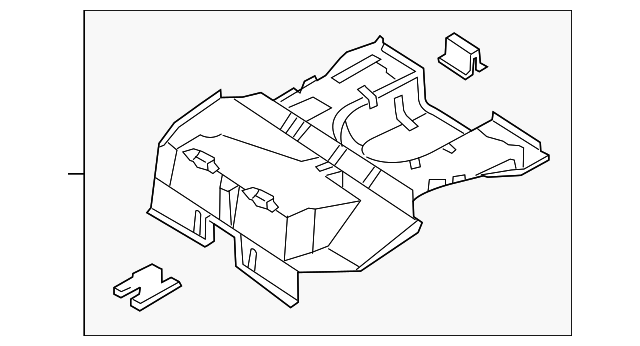 YS4Z-7411215-SA Деталь REAR FLOOR PAN