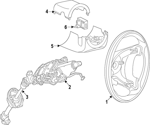 Macan STEERING COLUMN