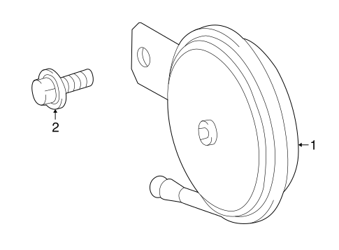 ELECTRICAL/HORN for 1996 Toyota RAV4 #1