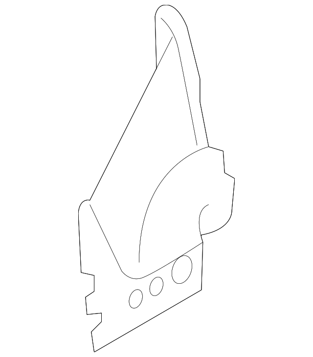 C2S16436 Деталь REINFORCEMENT, LEFT
