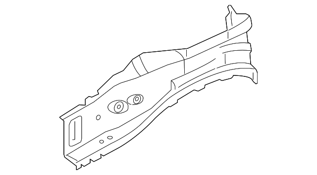 C2S37908 Деталь OUTER RAIL, RIGHT