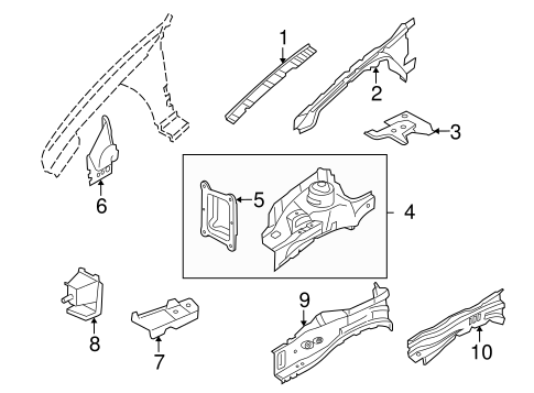 X-Type STRUCTURAL COMPONENTS & RAILS