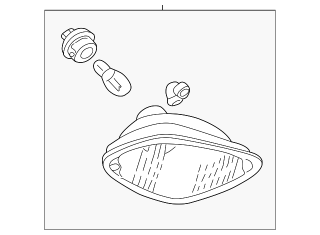 2S4Z-15A201-AA Деталь SIDE MARKER LAMP, LEFT
