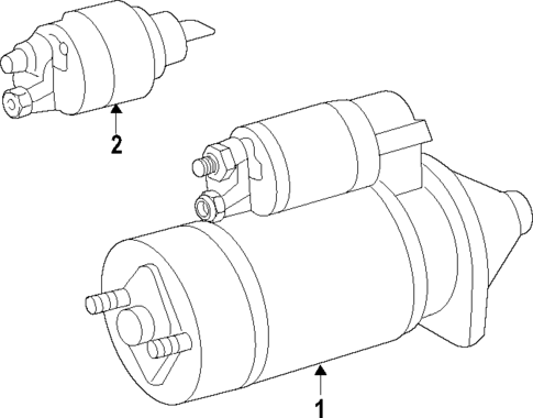 Starter for 2015 Mercedes-Benz GL 450 #1