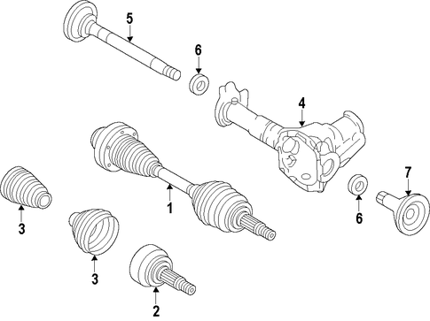 Cayenne AXLE SHAFTS & JOINTS
