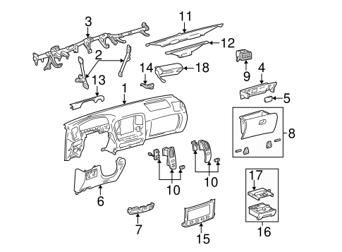 BODY/INSTRUMENT PANEL for 2003 Toyota Land Cruiser #1