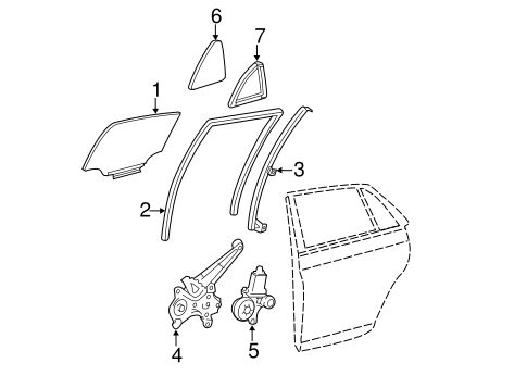 BODY/REAR DOOR for 2012 Toyota Avalon #2