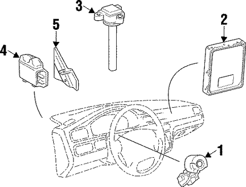 ELECTRICAL/IGNITION SYSTEM for 1997 Toyota Paseo #1