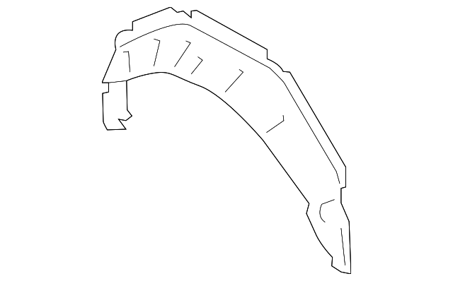 BK3Z-6127886-C Деталь OUTER WHEELHOUSE, RIGHT