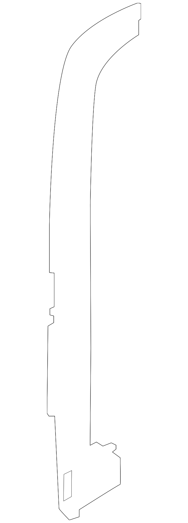CK4Z-6140454-B Деталь RR PILLAR REINF, RIGHT