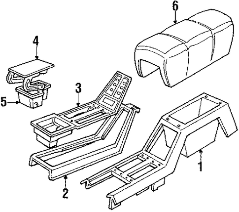 TC Maserati CENTER CONSOLE