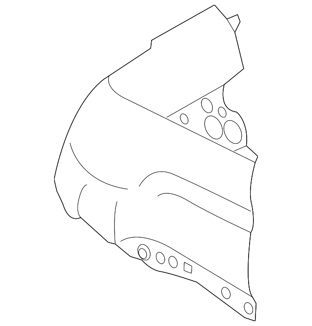 CK4Z-16006-A Деталь FENDER, LEFT