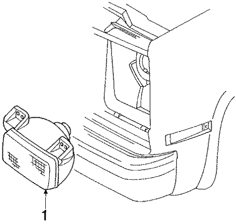 Park Lamps for 1984 GMC C3500 Pickup #1
