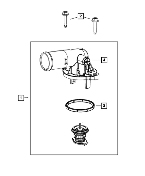 Water Pump and Related Parts for 2012 Jeep Grand Cherokee #1