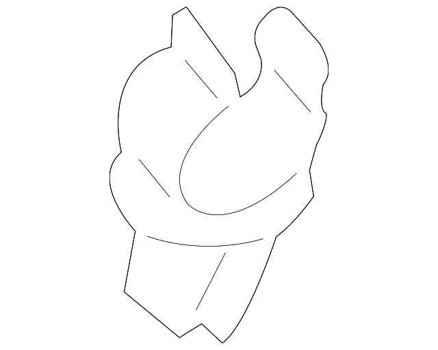 8650529 REAR SILL PLATE CLIP, RIGHT