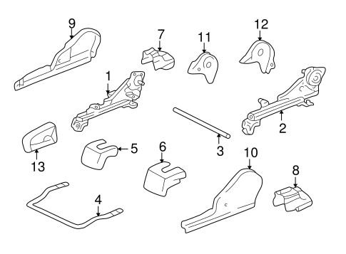 BODY/TRACKS & COMPONENTS for 2002 Toyota Tundra #5